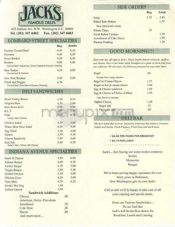 Menu page 1