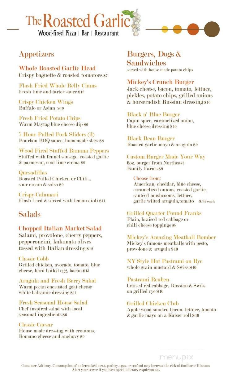 Menu page 1