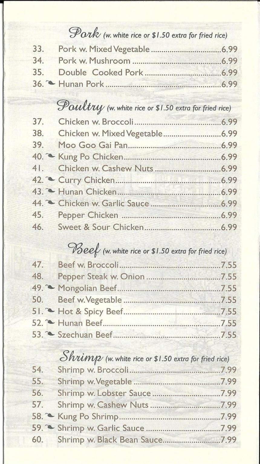 Menu page 3