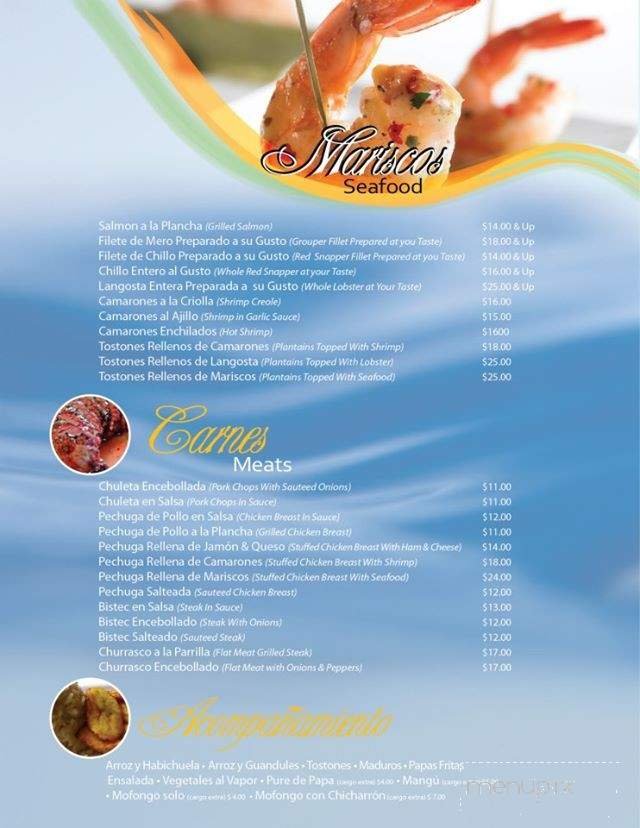 Menu page 2