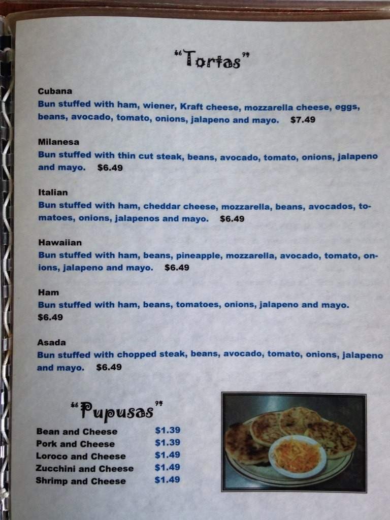 Menu page 4