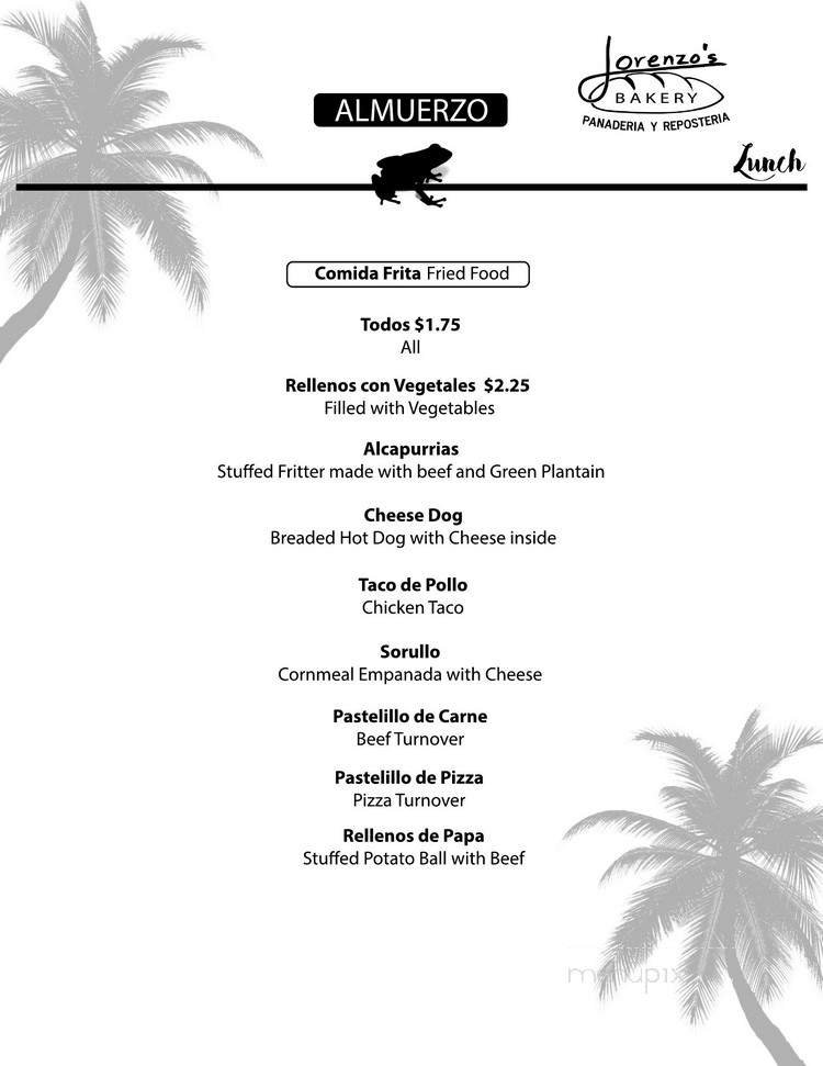 Menu page 2