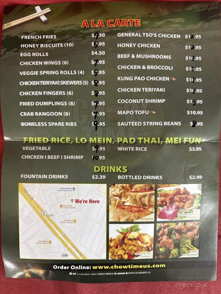 Menu page 1