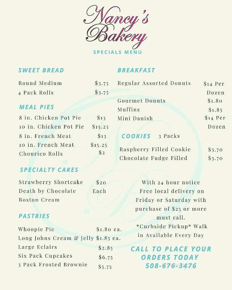 Menu page 2