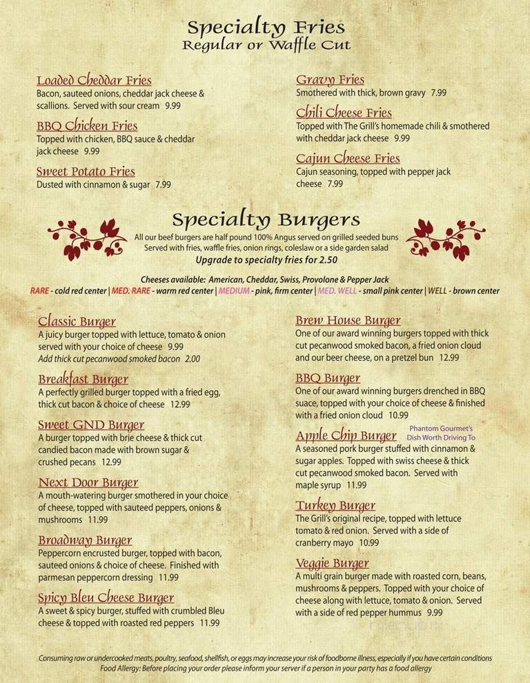 Menu page 2