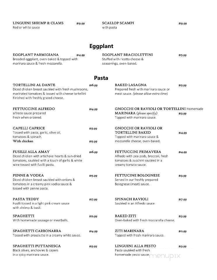 Menu page 1