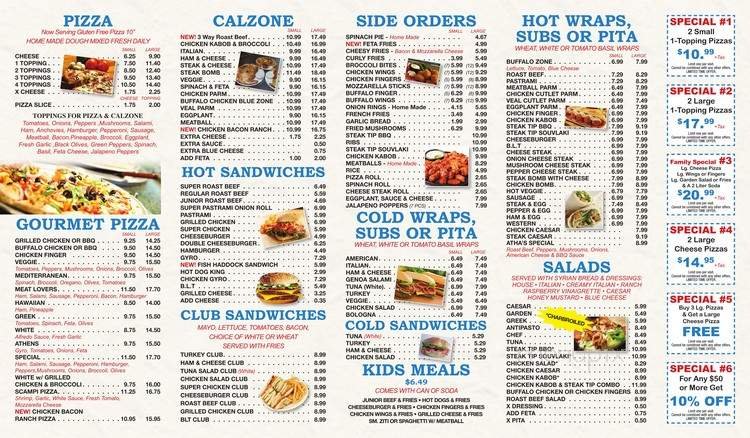 Menu page 2