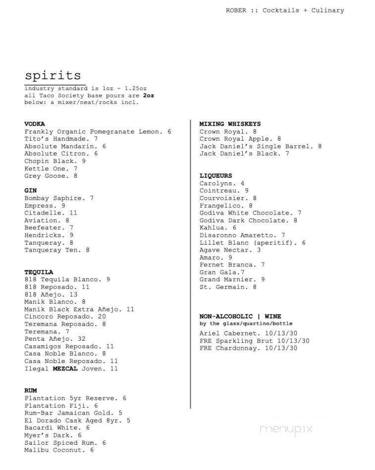 Menu page 2