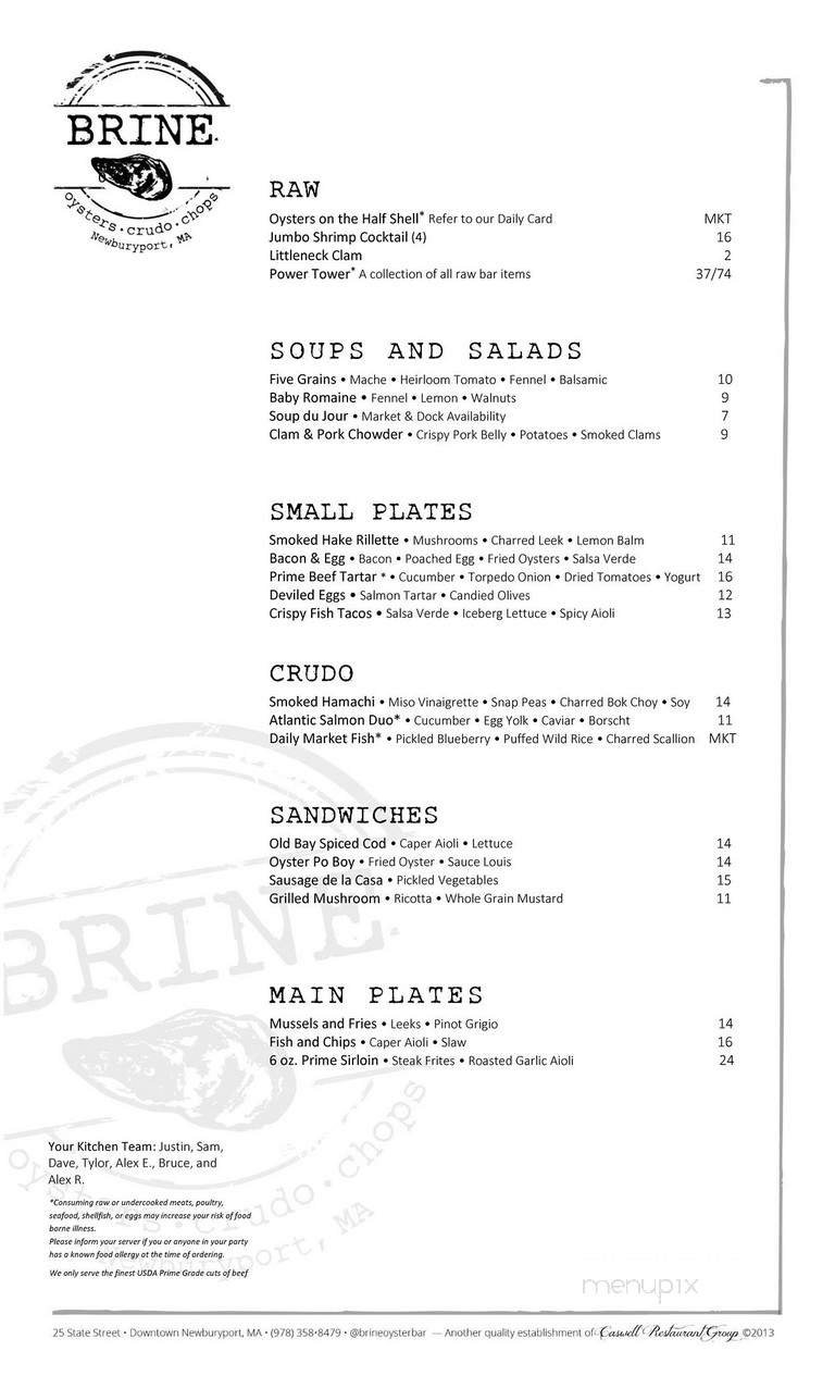 Menu page 2