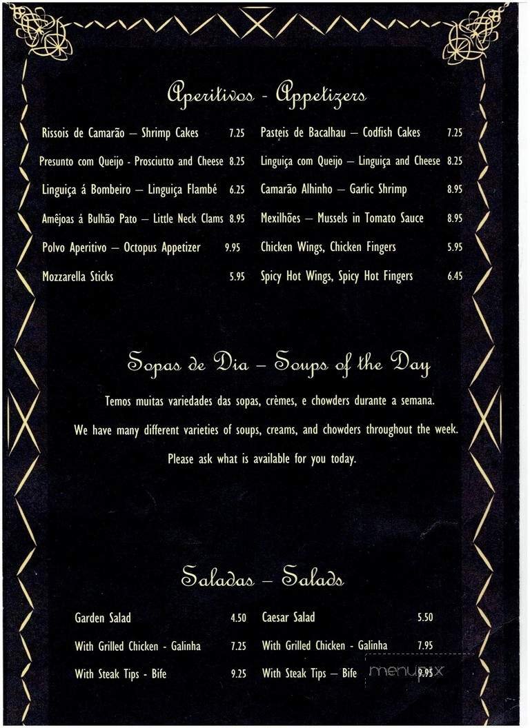 Menu page 1