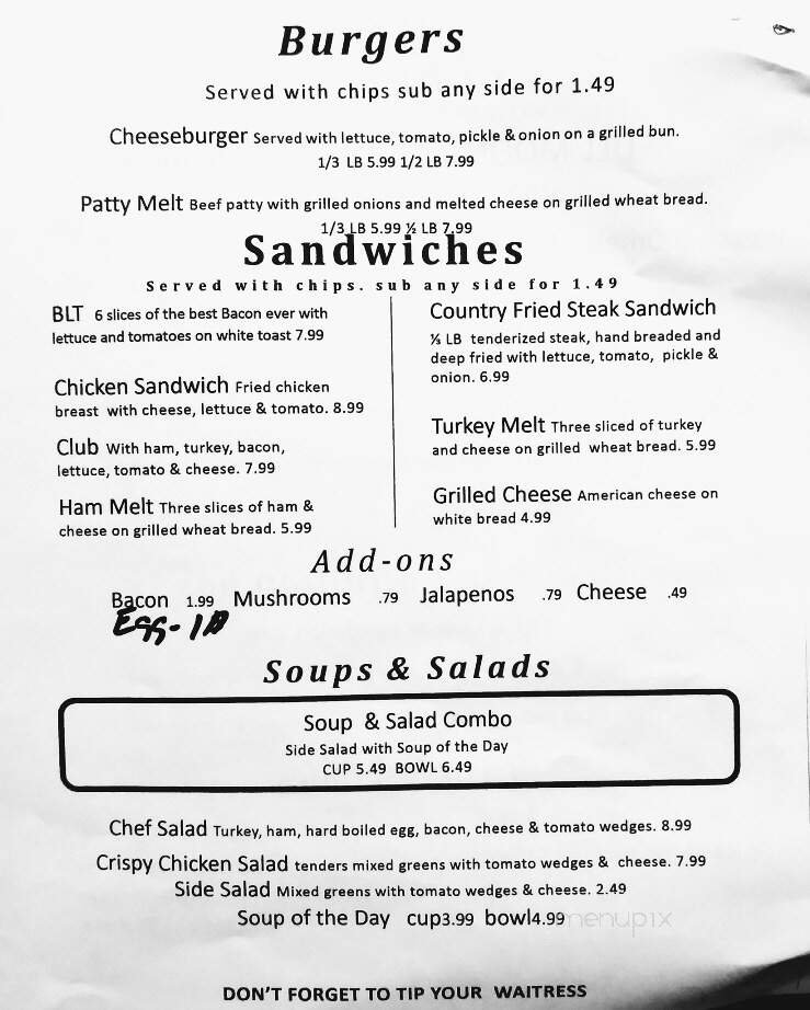 Menu page 5