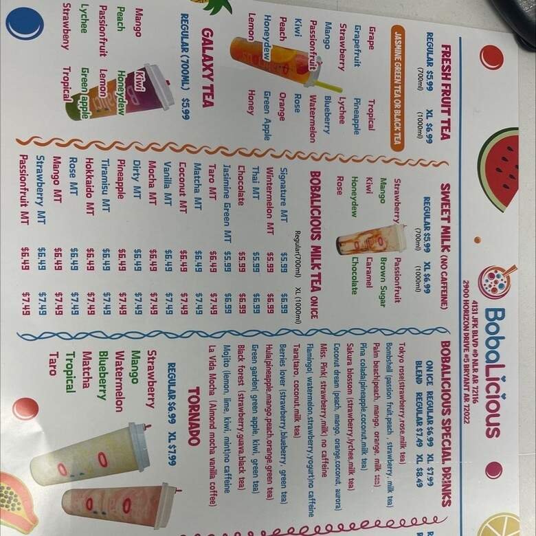 Menu page 1