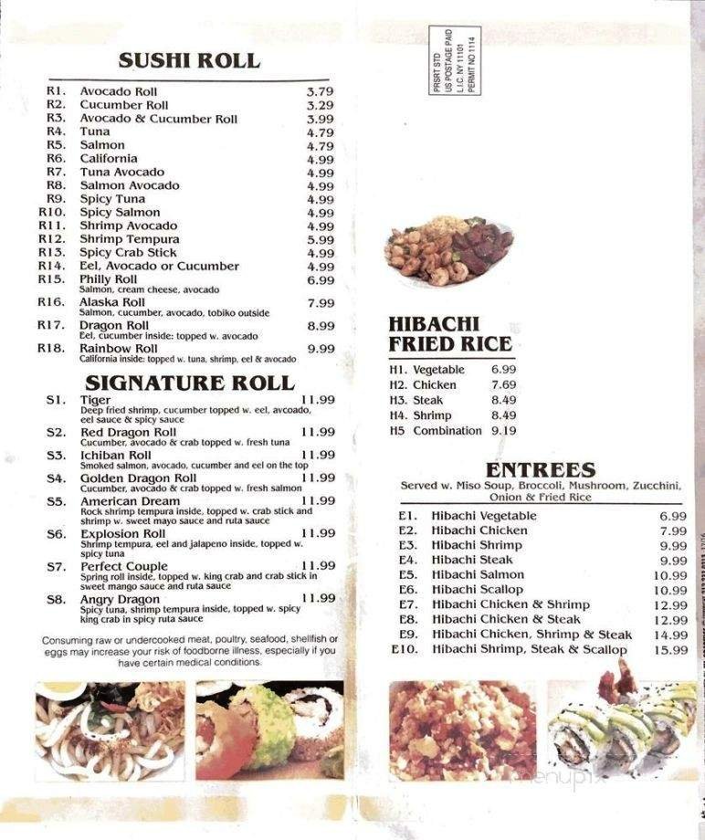 Menu page 2