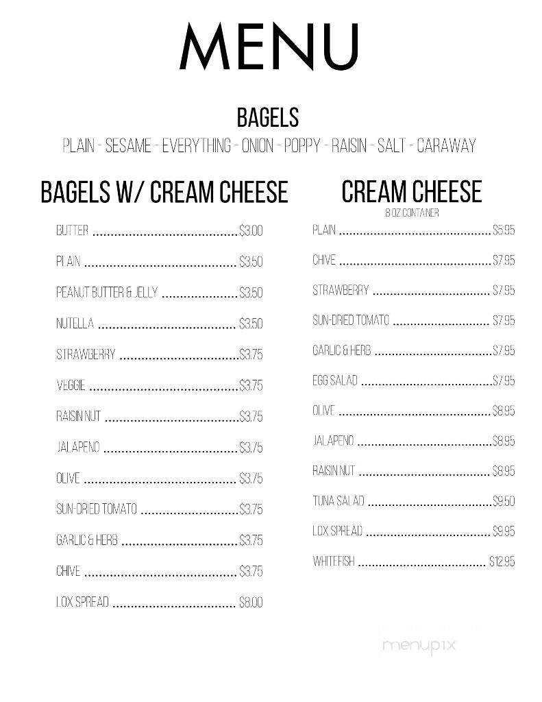 Menu page 1