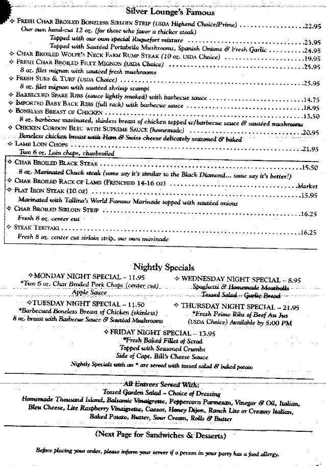 Menu page 2