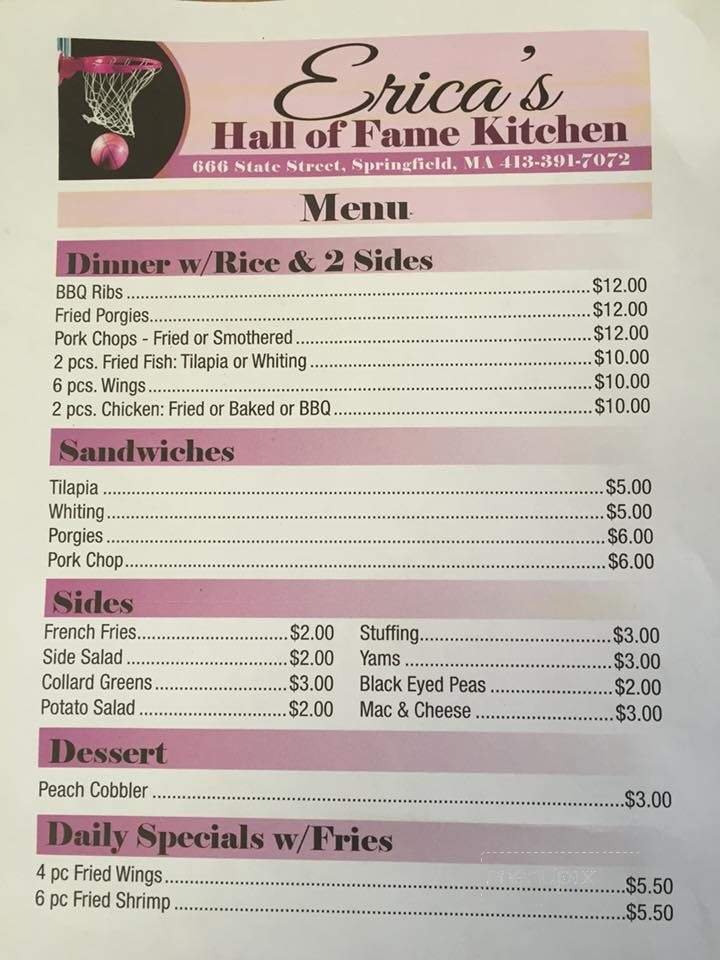 Menu page 1