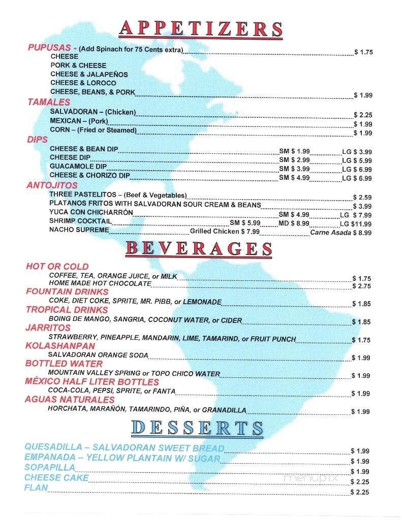 Menu page 2