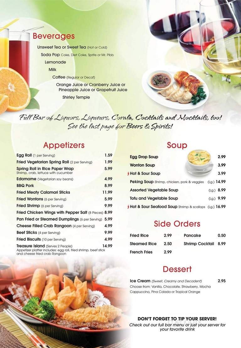 Menu page 5