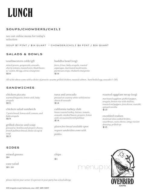 Menu page 2