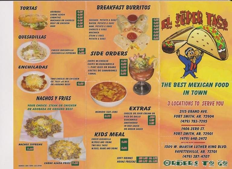 Menu page 2