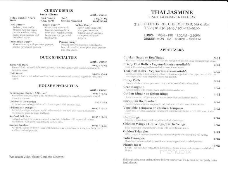 Menu page 2