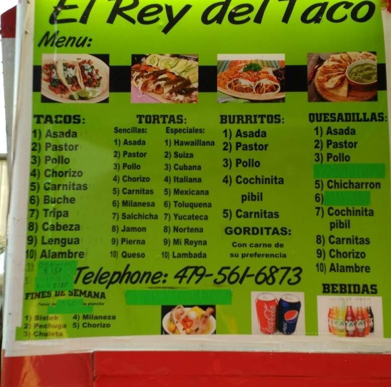 Menu page 1