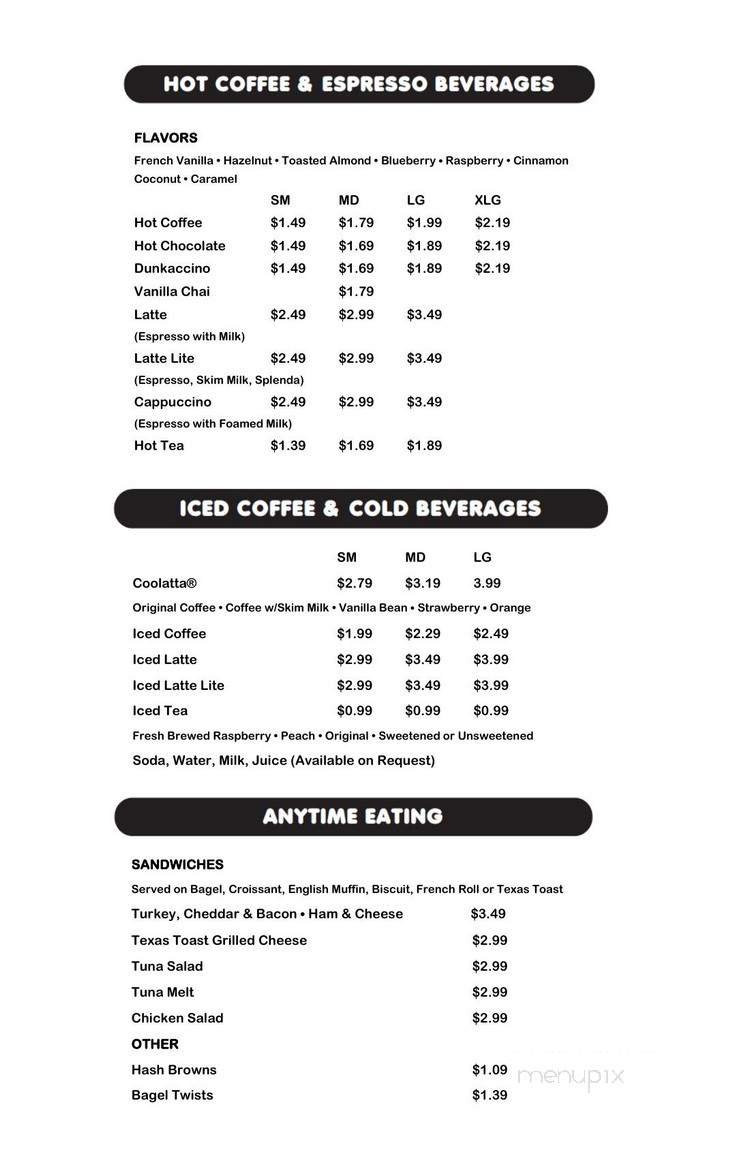 Menu page 2