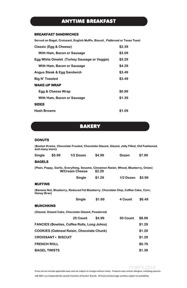 Menu page 3