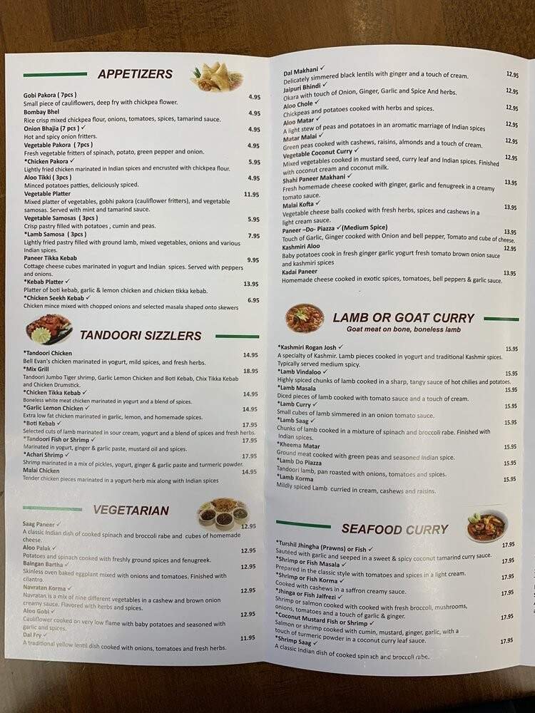 Menu page 2