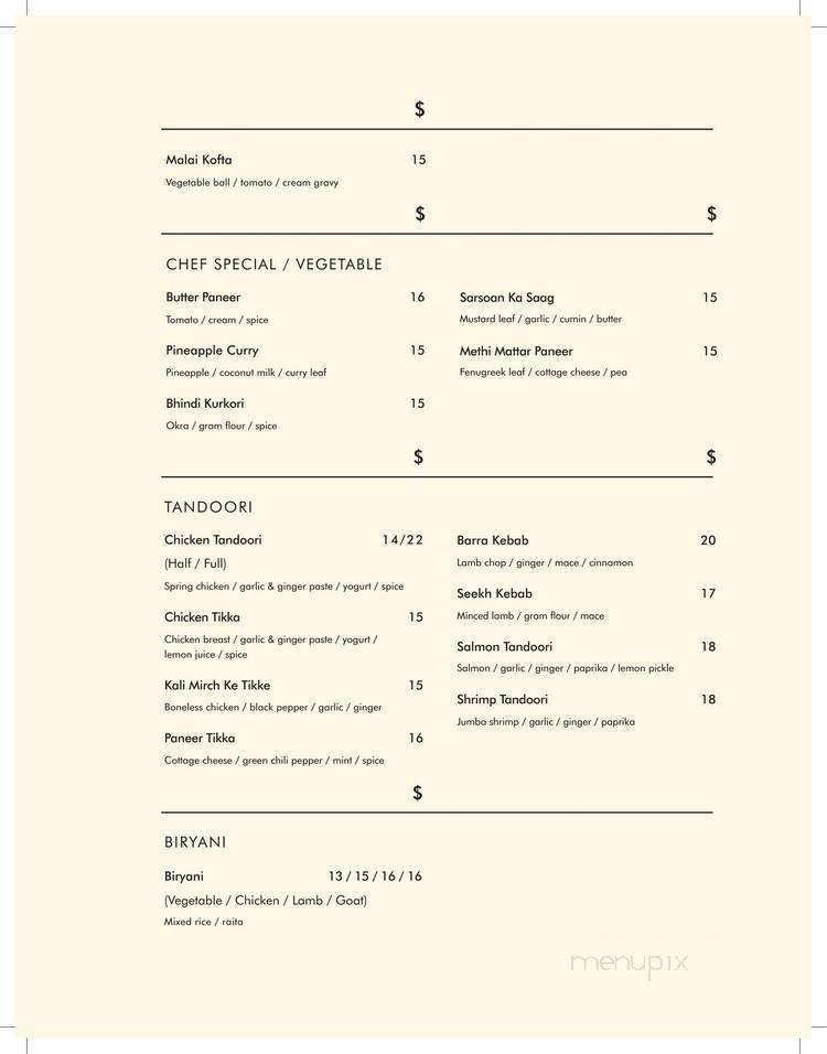 Menu page 2
