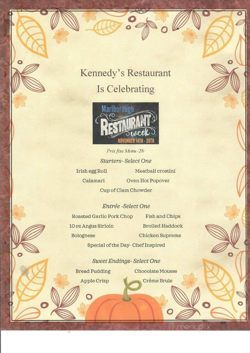 Menu page 2