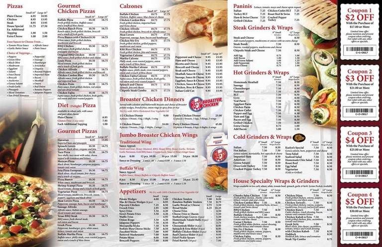 Menu page 2