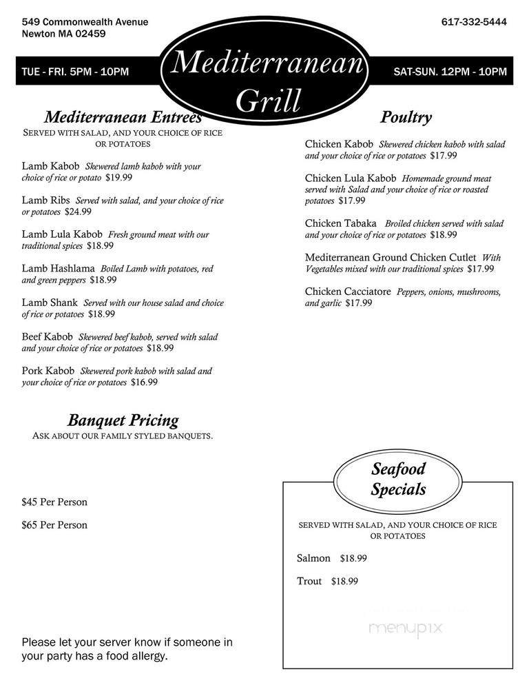Menu page 2