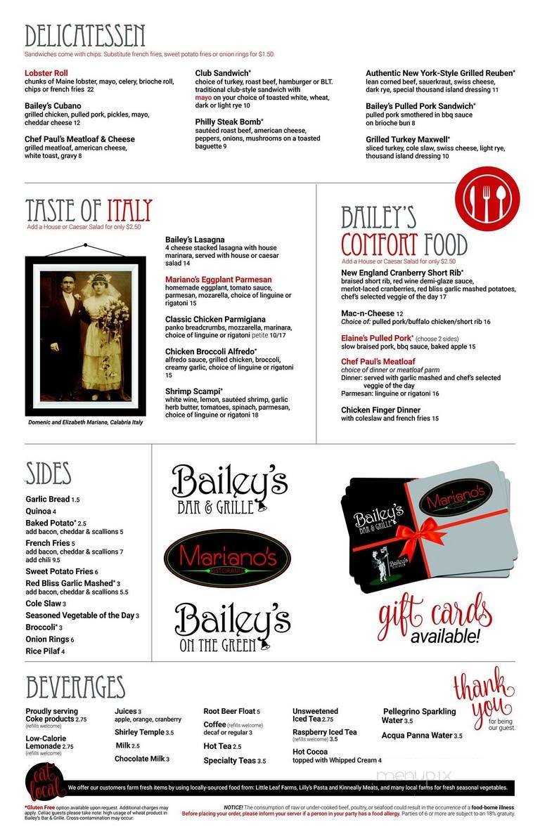 Menu page 1