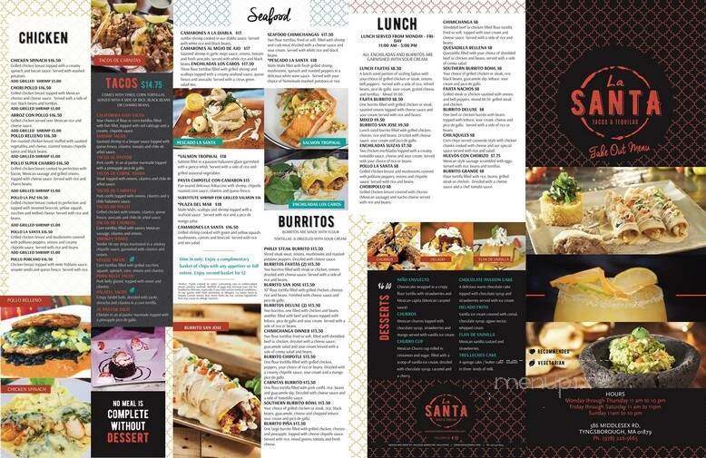 Menu page 2
