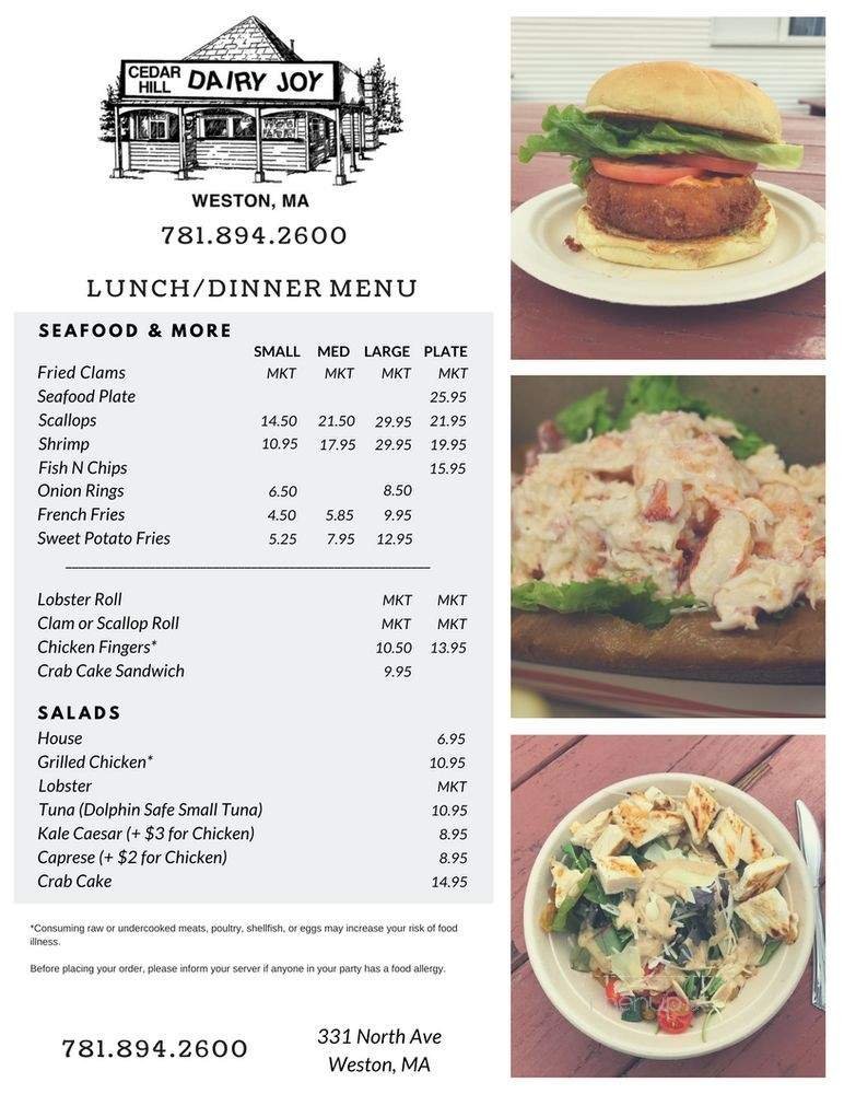 Menu page 2