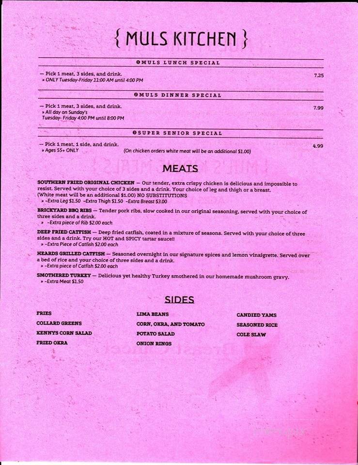 Menu page 4