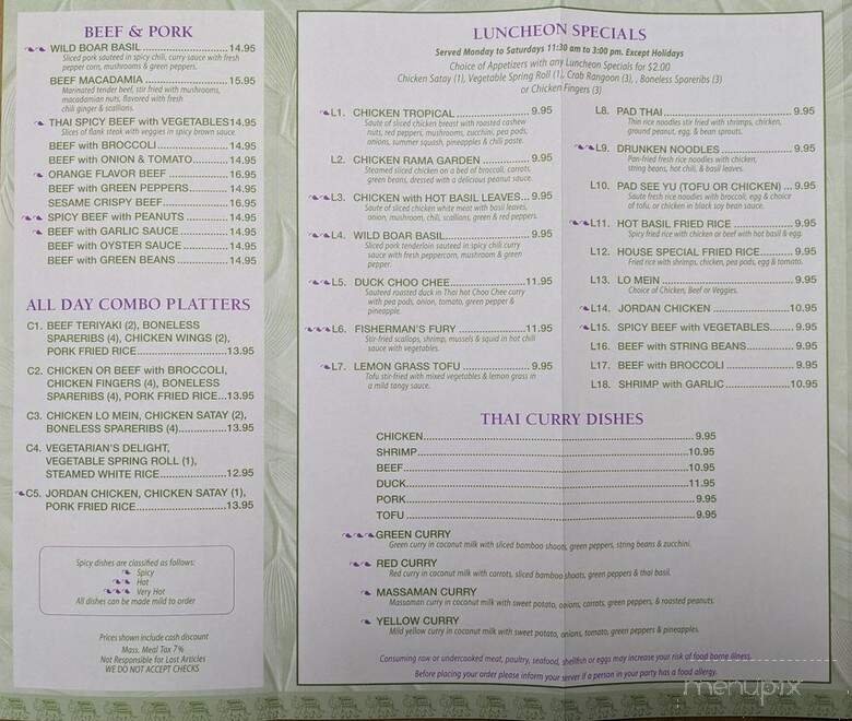Menu page 2