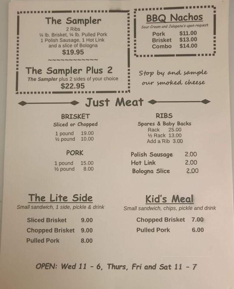 Menu page 1