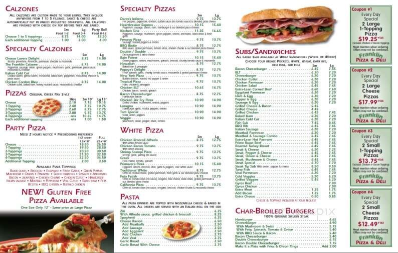 Menu page 2
