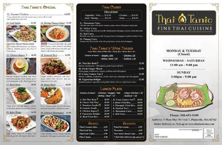 Menu page 2