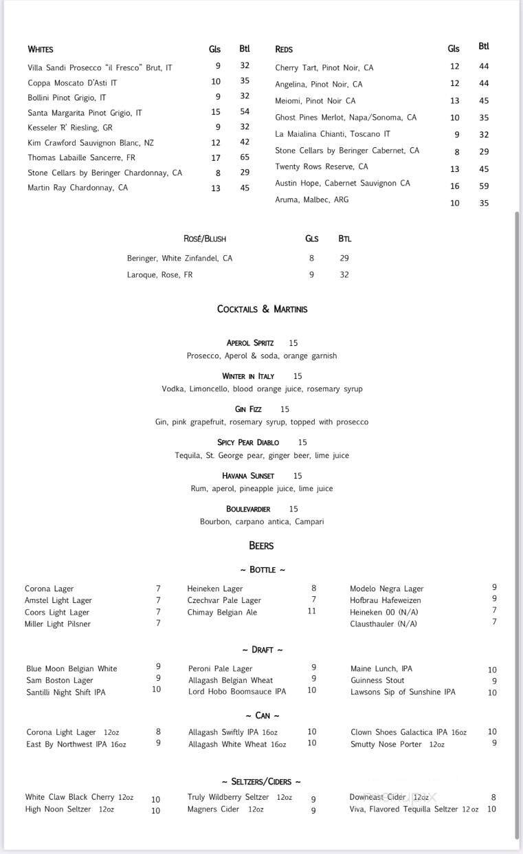 Menu page 2