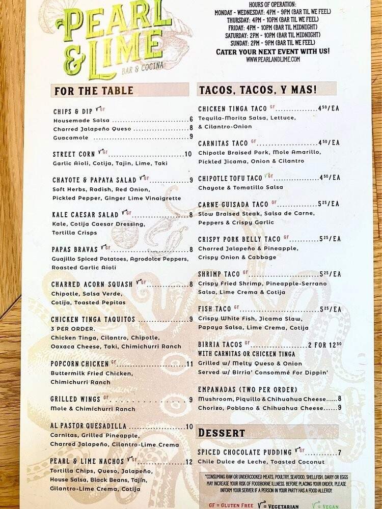 Menu page 2
