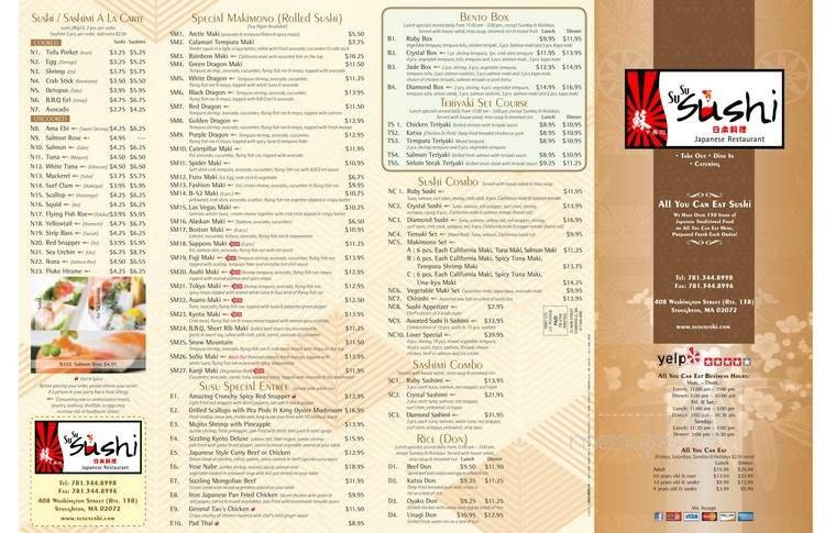 Menu page 2