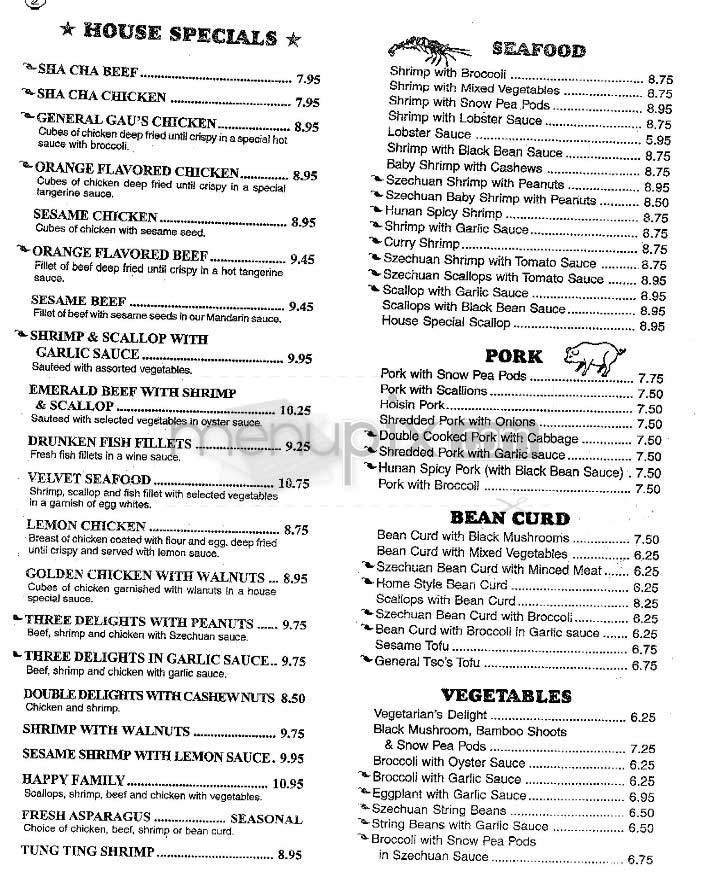 Menu page 2