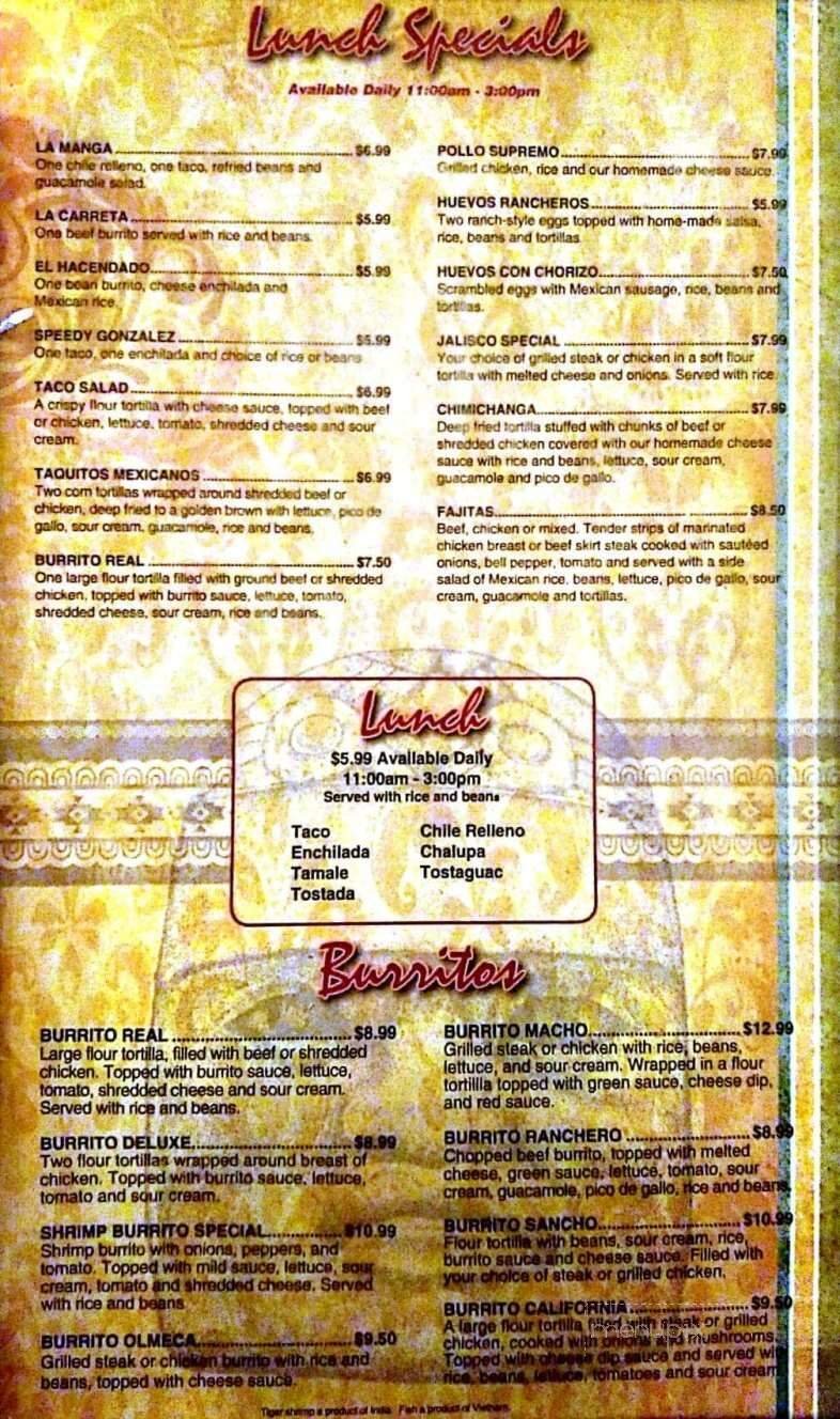 Menu page 6