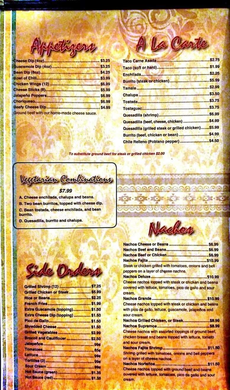 Menu page 7