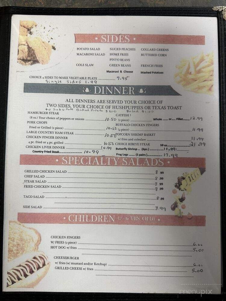 Menu page 1