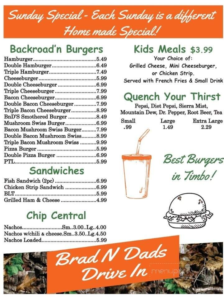 Menu page 2