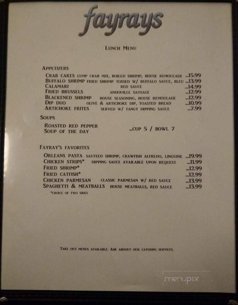 Menu page 1